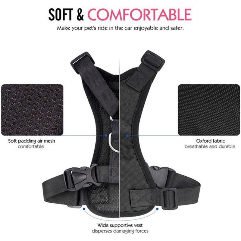 Pet Car Harness Vehicle Seat Belt Dog Safety Vest Harness