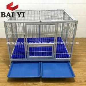 Large 6FT Metal Welded Wire Dog Kennel Cage Pet Supply