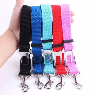Adjustable Cat Dog Pet Safe Car Seat Belt Adjustable Harness Lead Leash