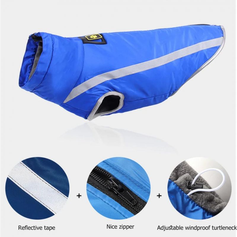 Winter Warm Dog Coat Sport Style Pet Clothes