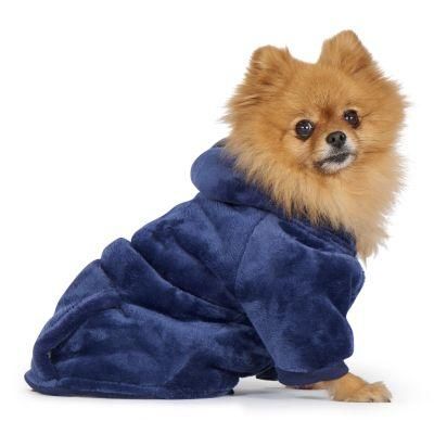 Sport Jacket Sherpa Sweatshirt Dog Clothes with Hood