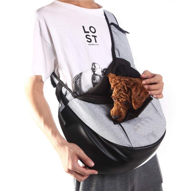 Pet Carrier Dog Cat Small Puppy Shoulder Bag Travel Tote Hands Free Collapsible Sling Backpack
