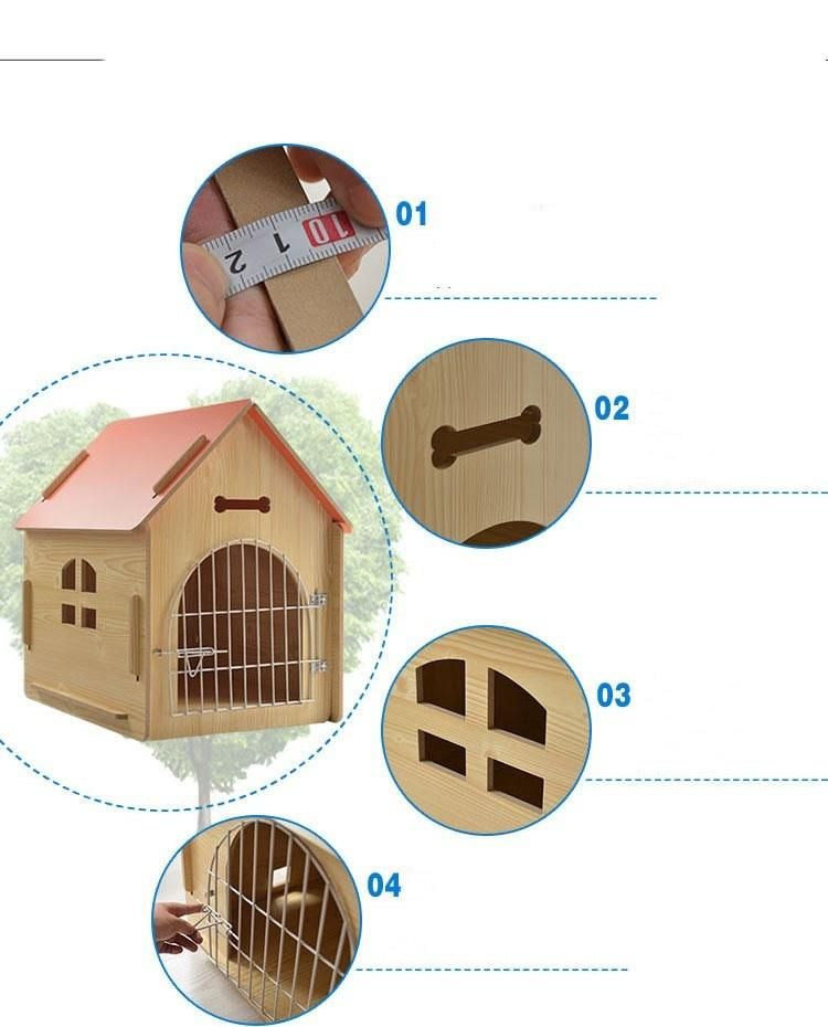Top Sale Pet House Wood Dog House Dog Bed Cat House