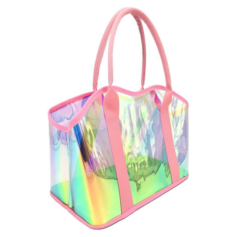 Wholesale Transparent Fashion PVC Portable Cat Dog Pet Carrier Mokofuwa