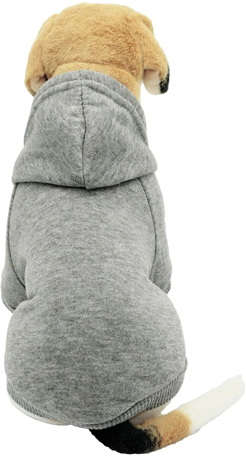 Solid Color Spring and Autumn Casual Sports Hoodie for Kittens and Puppies