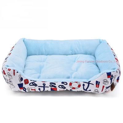 Rectangle Pet Sofa Cushion Bed Cat Winter Mat Kitten Nest Washable Kennel Warm Mattress Dog Sleeping Bed