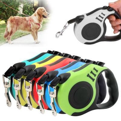 3m/5m Durable Dog Leash Automatic Retractable Nylon Cat Lead Leashes