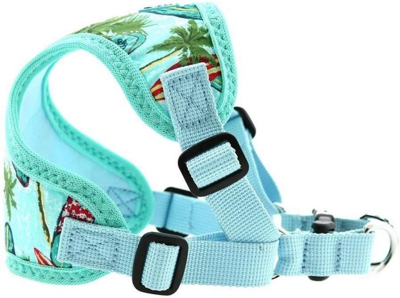 Wrap and Snap Fabric Print Choke Free Lightweight Dog Harness
