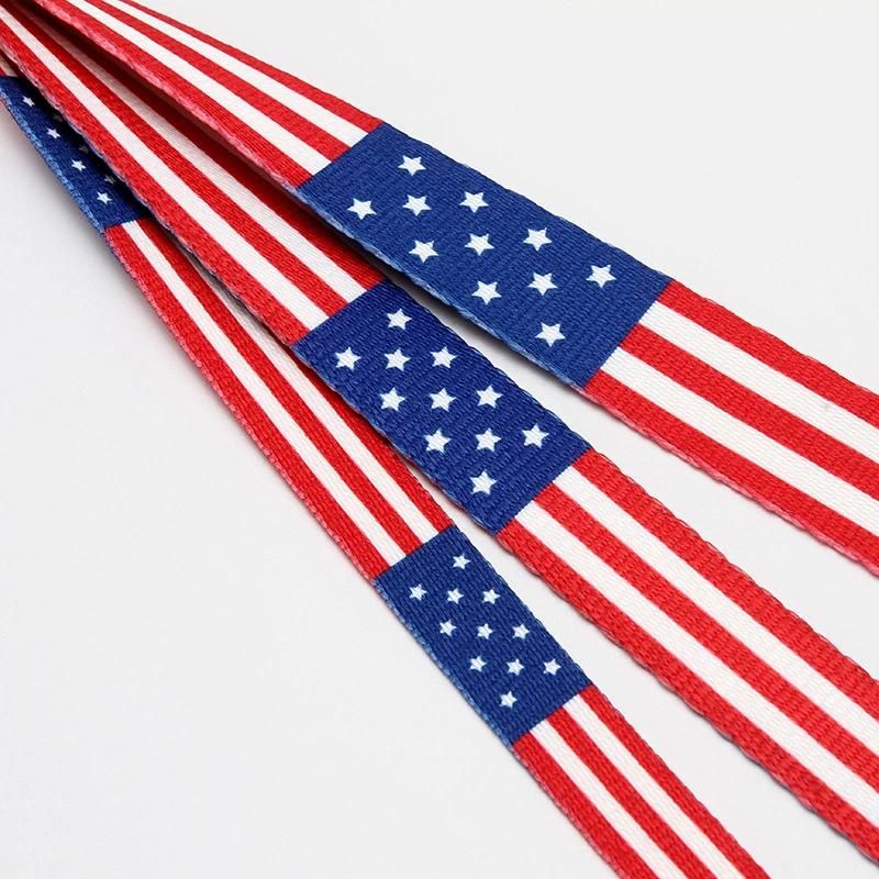with Easy to Use Collar Hook Strong Durable Dog Training Leash, National Flag Style Custom Dog Leash//