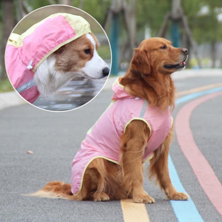 Designer Waterproof Dog Outdoor Clothes Pet Outdoor Supplies Dog Raincoat