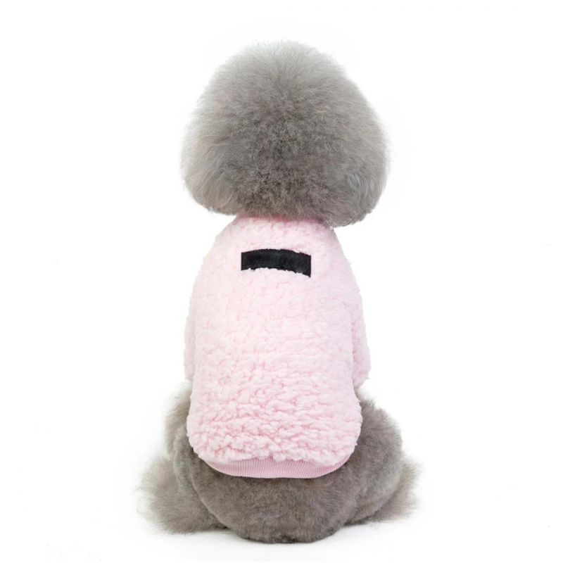 Warm Pet Dogs Clothes Cute Warm Casual Coats with High Collar for Winter and Autumn Puppy Cloth for Pet Dog Puppy Supplies