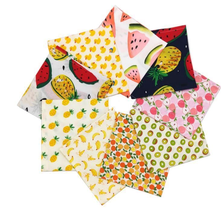 Multiple Pattern Summer Fruit Dog Bandana with Fast Delivery