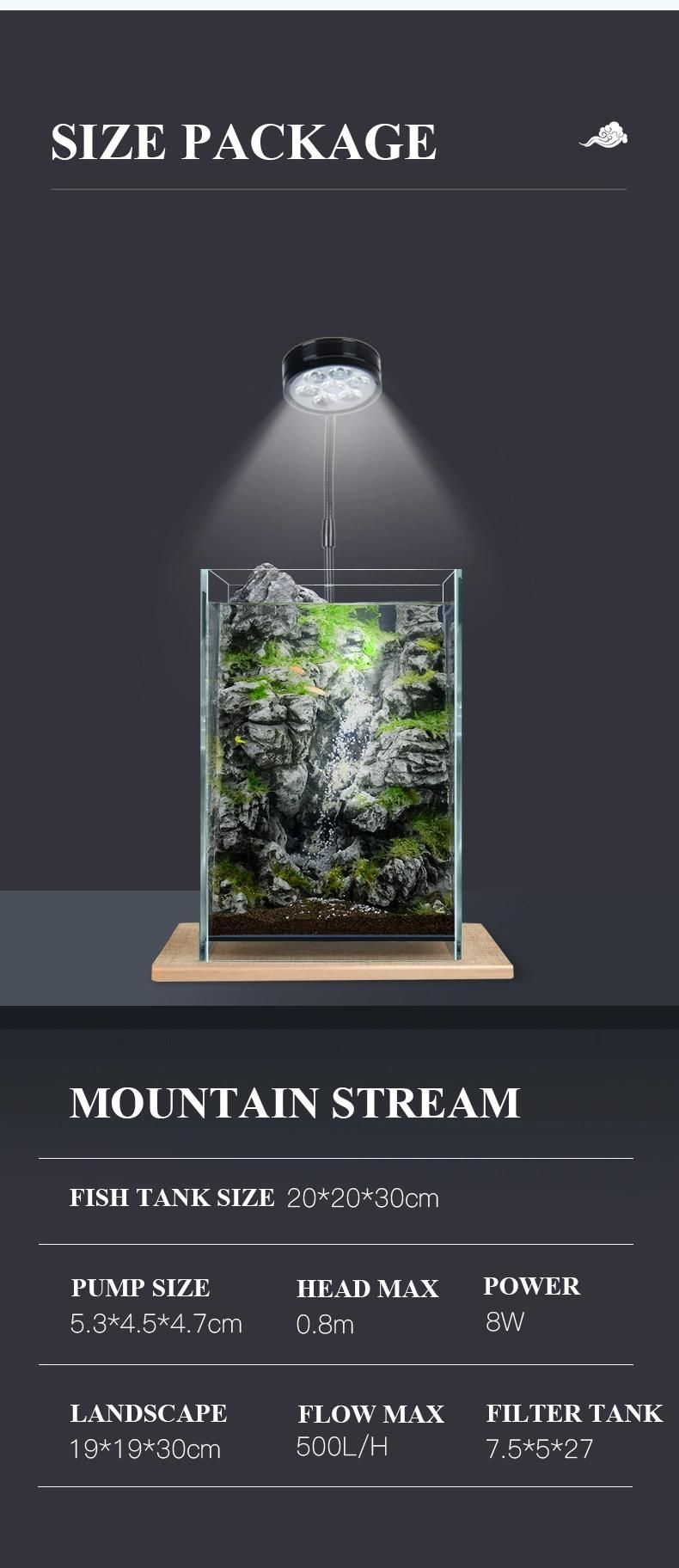 Yee Aquarium Quicksand High Tank Ecological Acrylic Glass Fish Tank