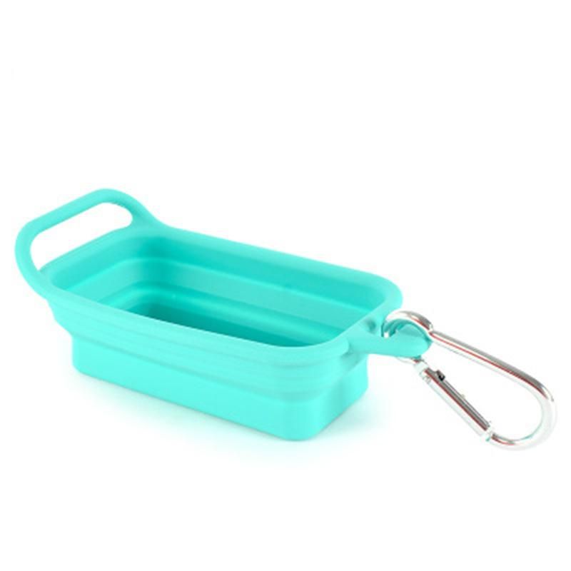 Cats and Dogs Go out Portable Bowl Water Bowl Cat Food Utensils Collapsible Silicone Pet Bowl