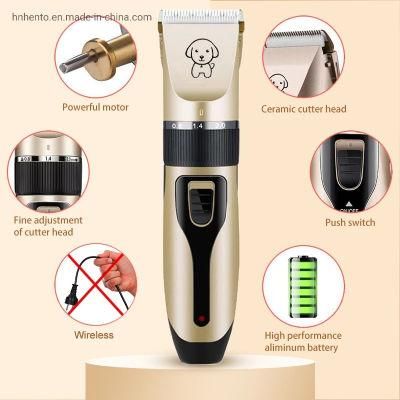 Wholesale Electric Cordless Dog Hair Clippers Extra Blade Professional Pet Foot Grooming Trimmer