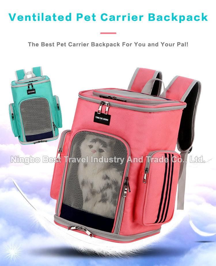 Travel Camping Small Cats Dog Backpack Carrier Bag Ventilated Breathable Pet Backpack