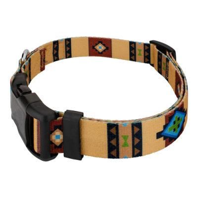 Wholesale High Quality Polyester Nylon Adjustable Dog Accessories Dog Collar