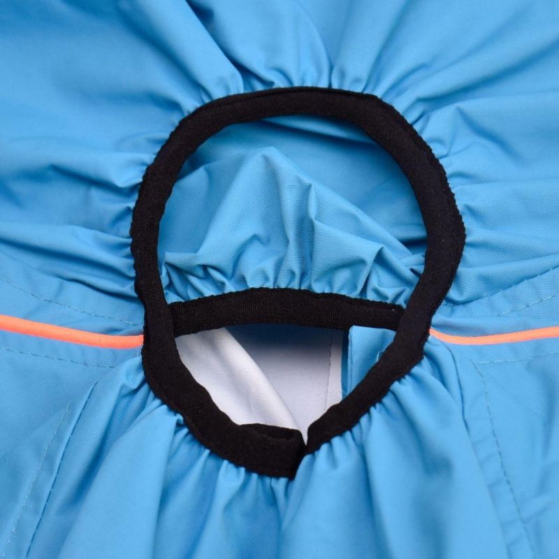 Overall Waterproof PU Jacket Pet Apparel Dog Raincoat for Hiking Mokofuwa