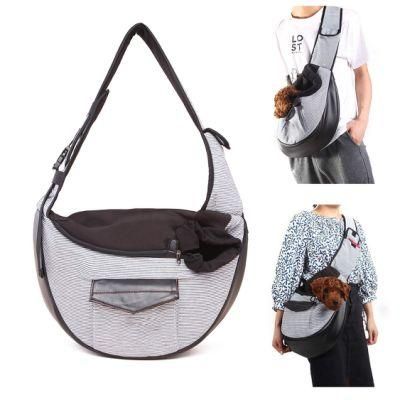 Pet Carrier Dog Cat Small Puppy Shoulder Bag Travel Tote Hands Free Collapsible Sling Backpack
