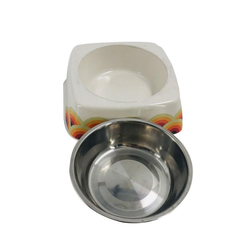 Hot Sell Eco-Friendly Bamboo Fiber Dog Feeder Biodegradable Pet Bowl