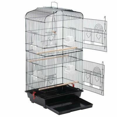 in Stock 41 Inch Height Interactive Wrought Iron Bird Cage