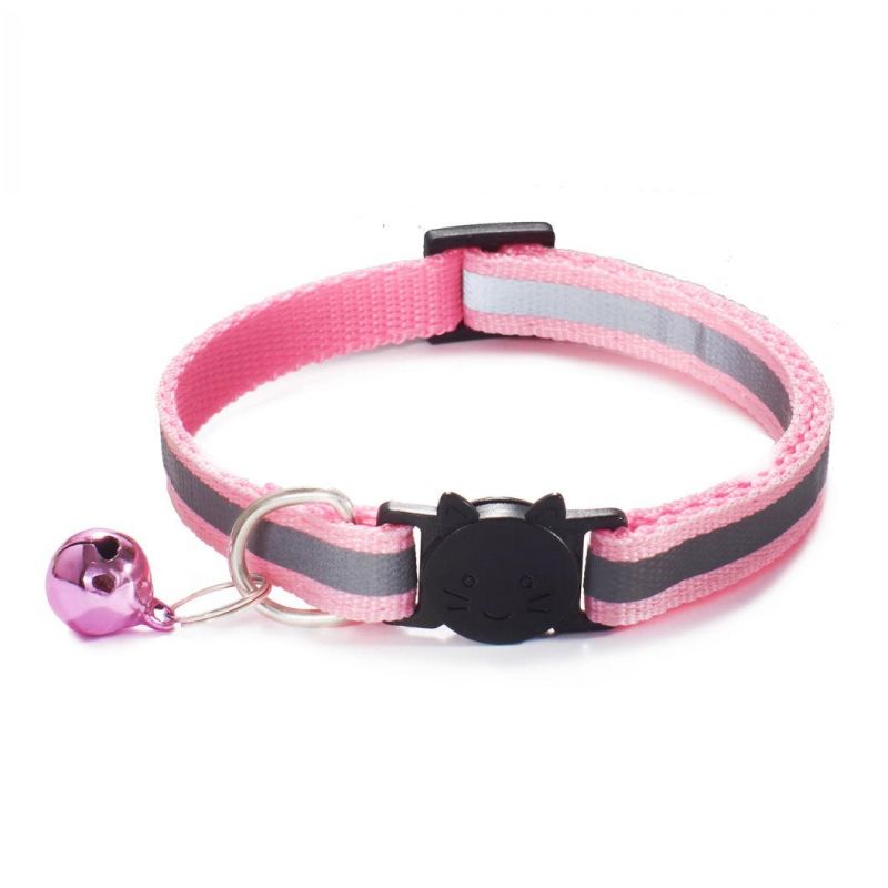 Neck Ring Necklace Bell Colors Reflective Cat Pet Products Collars