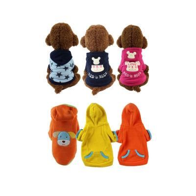 a Variety of Optional Fleece Hoodie Dog Clothes Spring Fall Comfortable Pet Dog Clothes