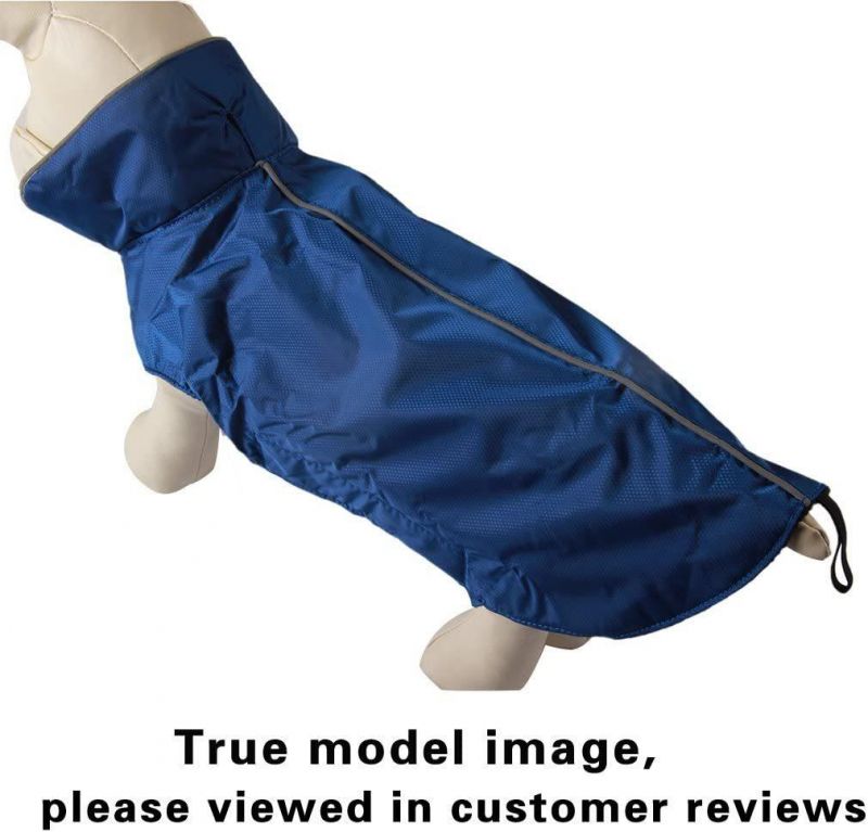 Fleece Lined Warm Dog Jacket for Winter Outdoor