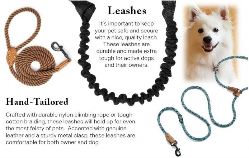 Tangle-Free Premium Long Rope Style Dog Leash