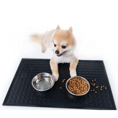 China Supplier Professionally Producing High Quality Eco-Friendly Silicone Pet Mats for Dog Cats