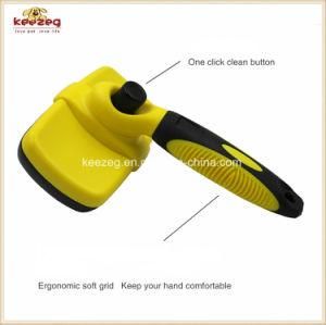 Hot Selling/China Factory, Pet Self Cleaning Slicker Brush/Dog Comb (KF0066)