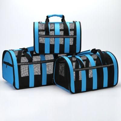 Wholesale Customize Popular Pet Products Supply Fashion Dog Carrier Cat Breathable Dog Backpack Foldable Pet Bag