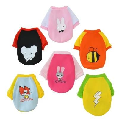 Wholesale Nice Dog Clothes Lovely Pattern Design Classic Tshirt T-Shirts