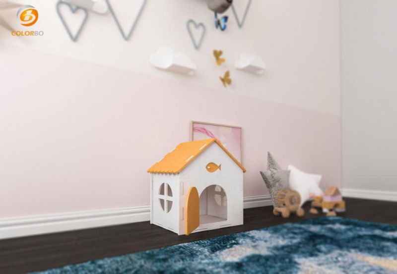DIY Pet Felt Cat Litter Splicing Dirty-Resistant Lightweight Felt Material Pet House Cattery Kennels