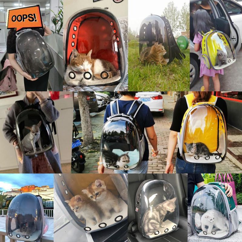 Pet Accessories Adjustable Carrier Shocked Bag Backpack Toy Space Capsule Pet Products