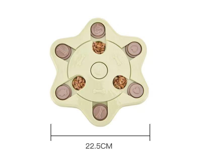 Non-Slip 12 Food Cells in Total Claw Polygon Prototype Wholesale Dog Bowl