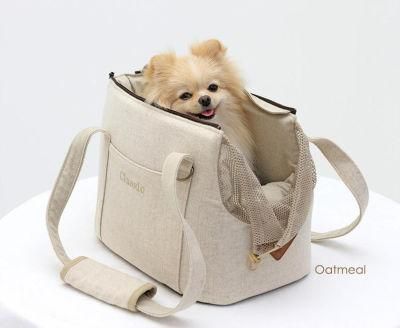 Big Eco Friendly Fake Wool Material Animal Outdoor Activity Walking Portable Pet Bag