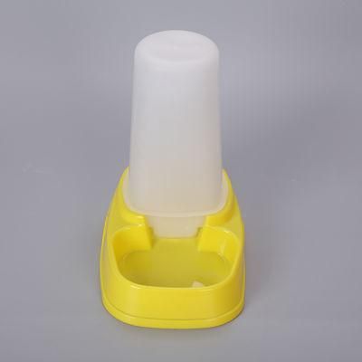 Wholesale Manufacturer Slow Eating Feeder Dog Bowl Plastic Pet Drinker Two in One