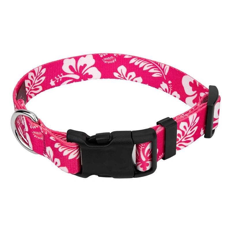 Custom Logo Detachalbe Polyester Buckle Personlized Dog Collar