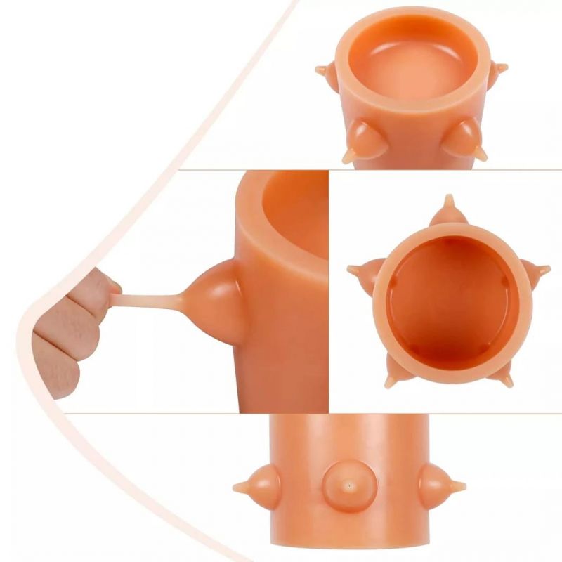 Amazon Hot Seller Puppy Feeder Nipple Silicone Bubble Puppy Milk Feeder Puppy Nipple Feeder