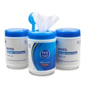 High Quality 75% Alcohol Barrelled Wet Wipes