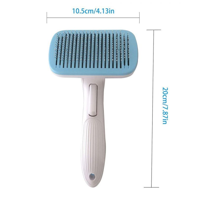 Pets Grooming Pet Hair Remover Brush Auto-Clean Dog Cat Hair Brush