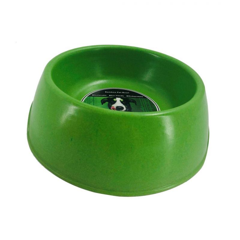 Hot Sale Gift Bamboo Fiber Composites Dog Bowl Set Dog Feeder