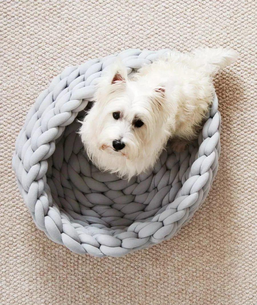 2022foldable Thick Knitted Handmade Pet House Pet Bed for Cats and Dogs