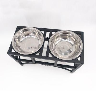 Amazon Modern Metal Stainless Steel Bowl Pet Feeder