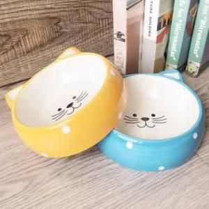 Adorable Ceramic Dog Bowl for Feeding Food and Water