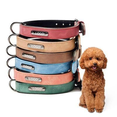 Designer Eco Conjunto Collar De Cuero Microfiber Leather Cotton Designer Collar for Dog