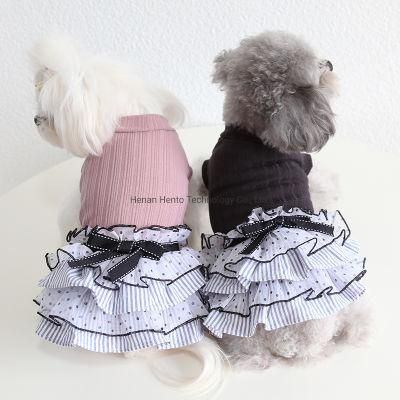 Hot Style New Design Pet Apparel Accessories Summer Luxury Cat Dresses Dogs Pet Clothing Princess Skirt Wholesale