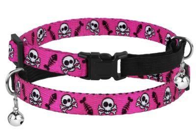 2022 New Collection Polyester Free Sample Quick Released Pretty Strap Bell Decorative Cat Collar