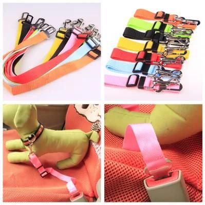 China Manufacturer Luxury Colorful Durable Nylon Pet Car Seat Belt